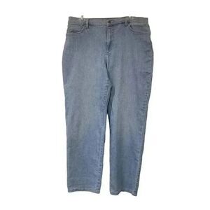 Gloria Vanderbilt Women's Amanda Light Wash Blue Cotton/Spandex Denim Jeans EUC